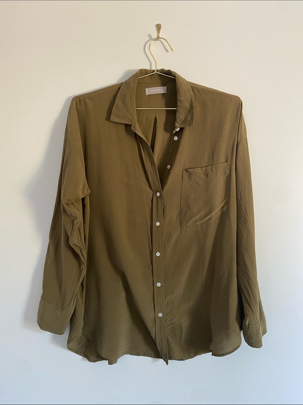 Everlane Silk Perfect Shirt
